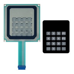 Teclado GL 1084K Gilbarco OEM equivalente T20353-01 con cubre teclado