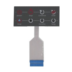 107.104 Interruptor de membrana Thermoplan Mastrena I CS2, arriba, izquierda