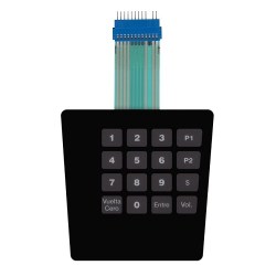 M07689B002: Teclado preset de membrana CON etiqueta, Encore 500S