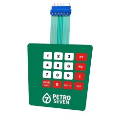 M07689B002: Teclado preset de membrana CON etiqueta, Encore 500S